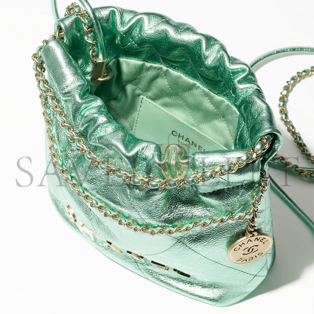 Ch*el 22 mini handbag as3980 (20*19*6cm)